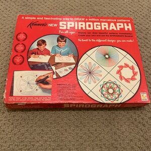Vintage Spirograph Drawing Toy original packaging